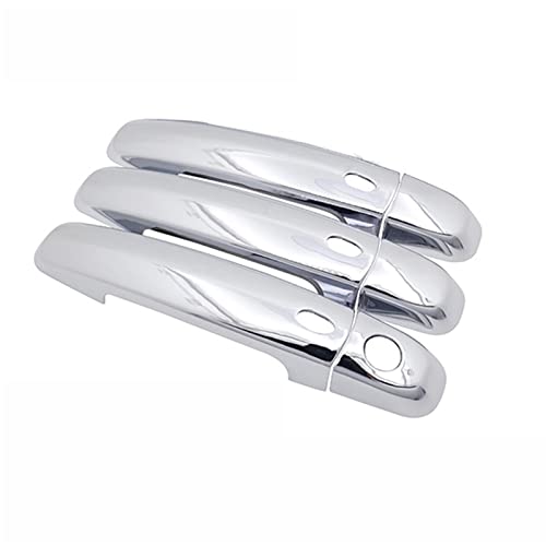 KPLYDSASTD Fit for Suzuki Grand Fit for Vitara Grand Fit for Nomade Fit for Escudo 2006~2014 2007 2008 Chrome Türgriffabdeckung Autoschutz Zubehör Aufkleber Äußerer Türgriff(3Handle 3 Buttons) von KPLYDSASTD