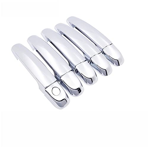 KPLYDSASTD Fit for Suzuki Grand Fit for Vitara Grand Fit for Nomade Fit for Escudo 2006~2014 2007 2008 Chrome Türgriffabdeckung Autoschutz Zubehör Aufkleber Äußerer Türgriff(5Handle 1 Keyhole) von KPLYDSASTD