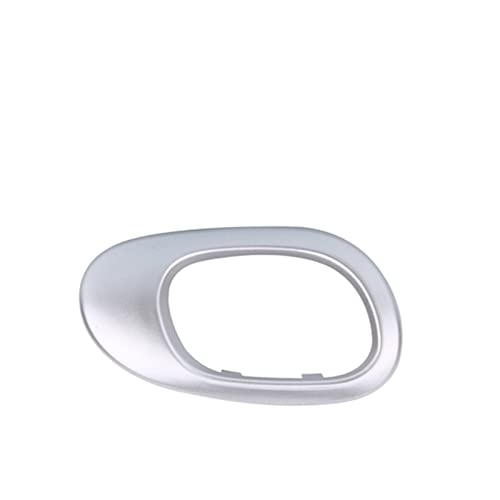 KPLYDSASTD Marke Innengriffe Rahmenabdeckung Innentürgriff Zierleiste 9119F2 9119F4 Passend for Peugeot 206 207 Passend for Citroen C2 Türinnengriff(Silver LH) von KPLYDSASTD