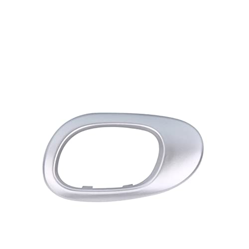 KPLYDSASTD Marke Innengriffe Rahmenabdeckung Innentürgriff Zierleiste 9119F2 9119F4 Passend for Peugeot 206 207 Passend for Citroen C2 Türinnengriff(Silver RH) von KPLYDSASTD