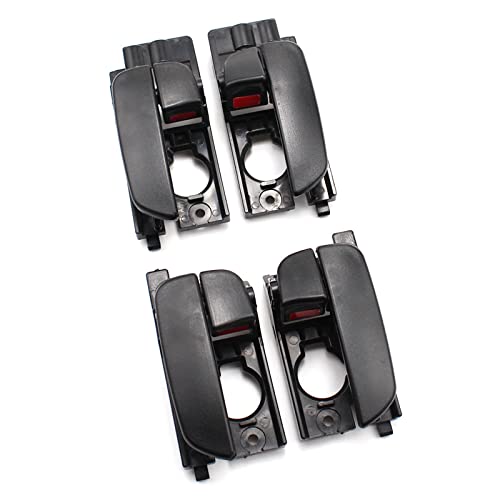 KPLYDSASTD Passend for Hyundai Fit for Accent 2007–2011 Schwarzer Innentürgriff 82610–1E000 82620–1E000 83610–1E000 83620–1E000 Türinnengriff(4PCS) von KPLYDSASTD