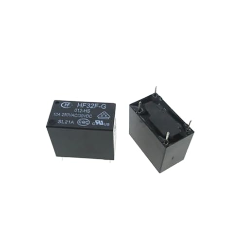 KPLYDSASTD Relais HF32F-G 012-HS JZC32F-G 012-HS HF32F-G-012-HS JZC-32F-012-HS 12VDC DC12V 12V 10A 250VAC 4PIN Kfz-Relais(100PCS) von KPLYDSASTD