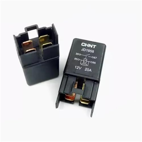 KPLYDSASTD Relais JD1958 12V 12VDC DCV12 20A 4PIN Kfz-Relais(5PCS) von KPLYDSASTD