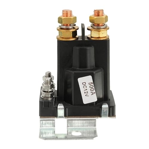KPLYDSASTD Vielseitiges Auto-Starter-Magnetventil 12 V AMP 500 A Auto-Schütz 4 Anschlüsse for Fahrzeugbatterie-Isolation F19A Kfz-Relais KPLYDSASTD Vielseitiges Auto-Starter-Magnetventil 12 V AMP 500 A Auto-Schütz 4 Anschlüsse for Fahrzeugbatterie-Isolation F19A Kfz-Relais von KPLYDSASTD