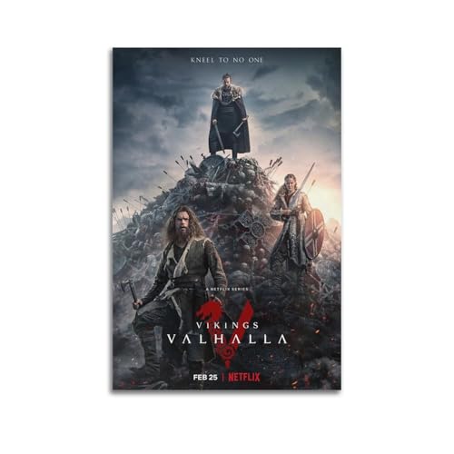 KPNEUDCZZ Poster der TV-Serie Valhalla Staffel 1, Wikinger-Poster, dekoratives Gemälde, Leinwand, Wandposter und Kunstdruck, moderne Familienschlafzimmer-Dekoration, Poster, 30 x 45 cm von KPNEUDCZZ