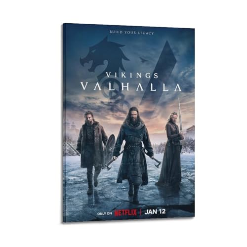KPNEUDCZZ Poster der TV-Serie Valhalla Staffel 2, Wikinger-Poster, dekoratives Gemälde, Leinwand, Wandposter und Kunstdruck, moderne Familienschlafzimmer-Dekoration, Poster, 30 x 45 cm von KPNEUDCZZ