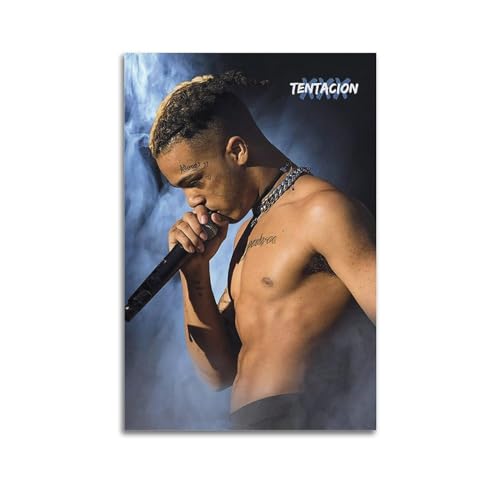 KPNEUDCZZ XXXTentacion Rap-Poster, dekoratives Gemälde, Leinwand, Wandposter und Kunstdruck, modernes Familienschlafzimmer, Dekoration, Poster, 40 x 60 cm KPNEUDCZZ XXXTentacion Rap-Poster, dekoratives Gemälde, Leinwand, Wandposter und Kunstdruck, modernes Familienschlafzimmer, Dekoration, Poster, 40 x 60 cm von KPNEUDCZZ