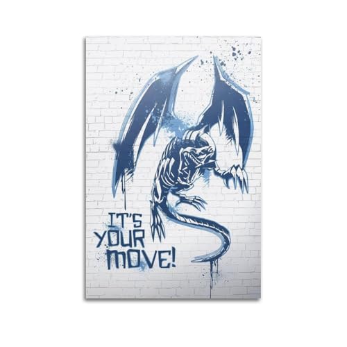 KPNEUDCZZ Yugioh Anime-Poster, dekoratives Gemälde, Leinwand, Wandposter und Kunstdruck, modernes Familienschlafzimmer-Dekor-Poster, 40 x 60 cm von KPNEUDCZZ