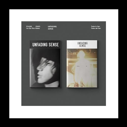 Super Junior Yesung Unfading Sense 5th Mini Album Fotobuch 2 Versionen Set CD + 1p Faltposter auf Packung+96p Booklet+2p Postkarte+2p Photocard+Tracking Sealed von KPOP