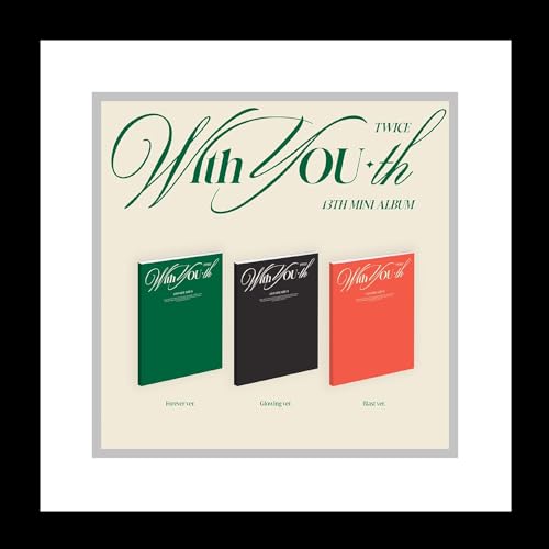 Twice with You-th 13th Mini Album Standard Forever Version CD+1p Letter Poster on Pack+PhotoBook+5p PhotoCard+1p 3-Cut PhotoCard+1p Film Photocard+1ea Sticker+Tracking Sealed von KPOP