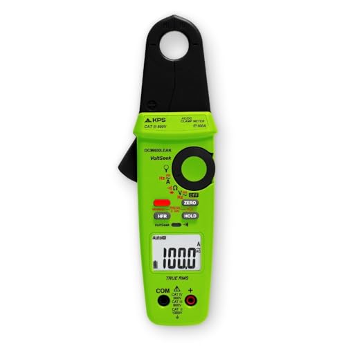 KPS-DCM400LEAK Leckstromzange TRMS 20mA bis 100A AC/DC - Spannung 1000V AC/DC - Tiefpassfilter (50Hz - 800Hz) & NCV von KPS