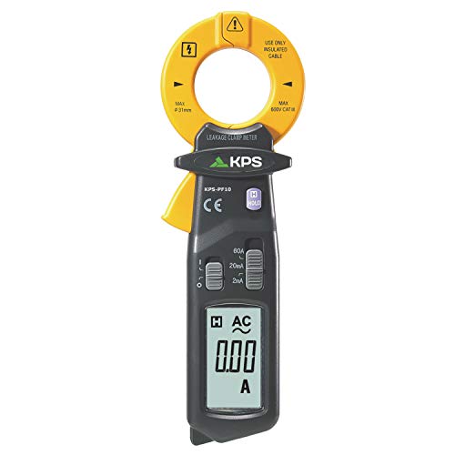 KPS-PF10 Leckstromzange Meter AC 60A 2000 Zähler Strommesszange CAT III 600V von KPS