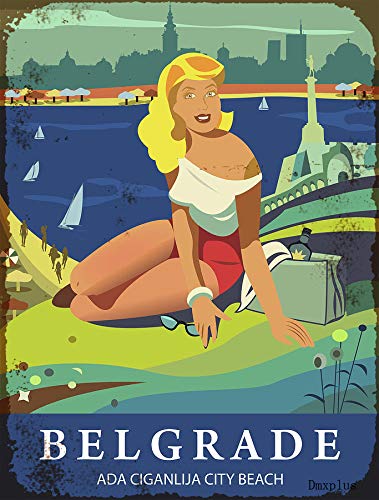 KPSheng Belgrad, Ada Ciganlija City Beach Lustiges Blechschild Bar Pub Garage Diner Cafe Home Wall Decor Kunst Poster Retro Vintage 40,6 x 30,5 cm KPSheng Belgrad, Ada Ciganlija City Beach Lustiges Blechschild Bar Pub Garage Diner Cafe Home Wall Decor Kunst Poster Retro Vintage 40,6 x 30,5 cm von KPSheng