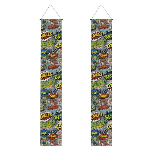 Comic-Kunstdruck, praktische Aufbewahrung, Banner, Hintergrund-Design, speziell für Feiern von KPXXAQT