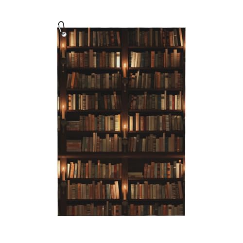 KPXXAQT Bibliotheks-Bücherregal, Buchdruck, stilvolles Handtuch, Golf-Zubehör, Mehrzweck-Handtücher, Sport, Strand, Outdoor-Aktivitäten KPXXAQT Bibliotheks-Bücherregal, Buchdruck, stilvolles Handtuch, Golf-Zubehör, Mehrzweck-Handtücher, Sport, Strand, Outdoor-Aktivitäten von KPXXAQT