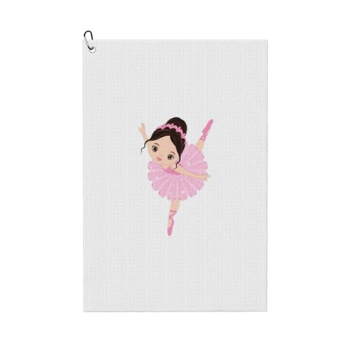 KPXXAQT Little Ballerina Tanzendes Mädchen, stilvolles Handtuch, Golf-Zubehör, Mehrzweck-Handtücher, Sport, Strand, Outdoor-Aktivitäten KPXXAQT Little Ballerina Tanzendes Mädchen, stilvolles Handtuch, Golf-Zubehör, Mehrzweck-Handtücher, Sport, Strand, Outdoor-Aktivitäten von KPXXAQT
