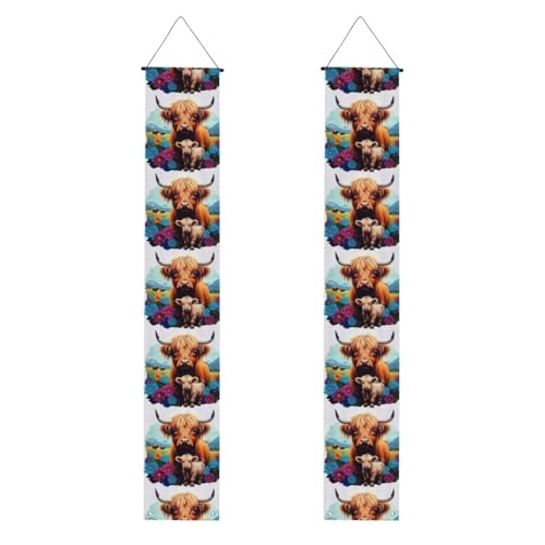 Kuh-Sonnenblumen-Druck, praktische Aufbewahrung, Banner, Hintergrund-Design, speziell für Feiern Kuh-Sonnenblumen-Druck, praktische Aufbewahrung, Banner, Hintergrund-Design, speziell für Feiern von KPXXAQT