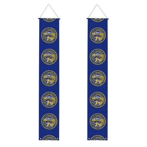 Nebraska-Flaggen-Druck, praktische Aufbewahrung, Pflege, Banner, Hintergrund, speziell für Feiern von KPXXAQT
