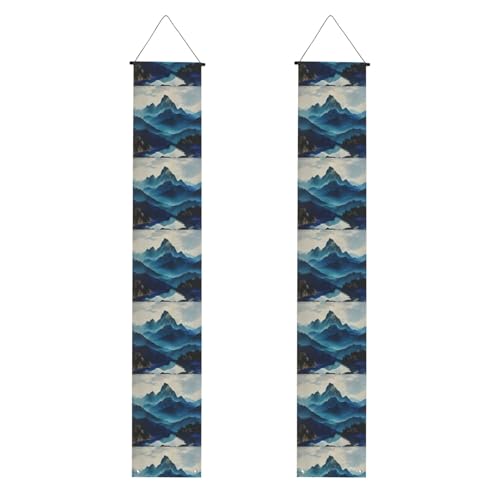 Rocky Mountain Print Praktische Aufbewahrung Pflege Banner Hintergrund Design Speziell Feier Supplies von KPXXAQT