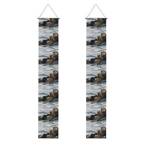 Tiere, die im Ozean schwimmen, praktische Aufbewahrung, Banner, Hintergrunddesign, speziell für Feiern von KPXXAQT