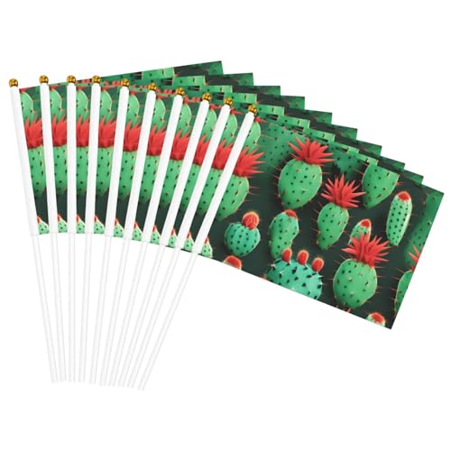 Viele kleine Kaktus-Kunstdruck, handlicher Fahnenmast, tragbare Flaggen, Dekoration, Veranstaltungen, vielseitige Verwendung, Gruppenaktivitäten Viele kleine Kaktus-Kunstdruck, handlicher Fahnenmast, tragbare Flaggen, Dekoration, Veranstaltungen, vielseitige Verwendung, Gruppenaktivitäten von KPXXAQT