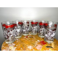 Lot Of 6 Vintage The Horse Car Graphic Tumblers/Cups/Drinking Classes Lot Of 6 Vintage The Horse Car Graphic Tumblers/Cups/Drinking Classes von KPvintageShop