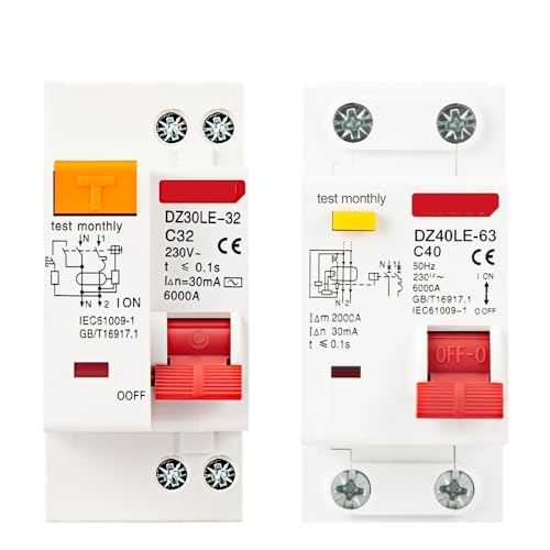 1P+N 230V DZ30L DZ40LE EPNL DPNL 6-63A Residual Current Circuit Breaker With Over And Short Current Leakage Protection RCBO MCB(40A) von KQCELQMKQ