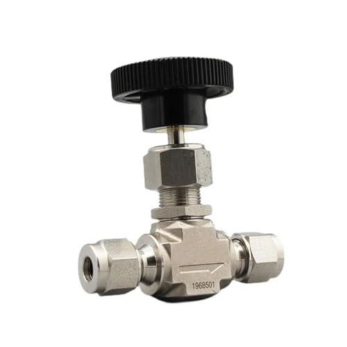 316L Stainless Steel Compression Double Ferrule Tube Connector Adjustable Needle Globe Valve OD 3 4 6 8 10 12 14mm 1/8" 1/4" 3/8(3MM) von KQCELQMKQ