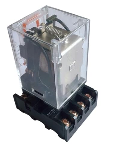 Intermediate relay MK2P-I MK2P MK3P small electromagnetic relay with base DC12V DC24V AC12V AC24V AC110V AC220V(MK2P 8PIN,DC12V) von KQCELQMKQ