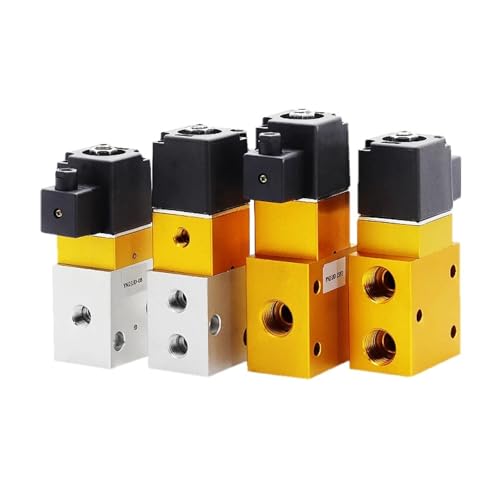KQCELQMKQ Pneumatic High Pressure Solenoid Valve YN23JD-08 YN23JD-15P2 Two-Position Three-Way Reversing Valve Bottle Blowing Machine Valve (YN23JD-08,DC24V) von KQCELQMKQ