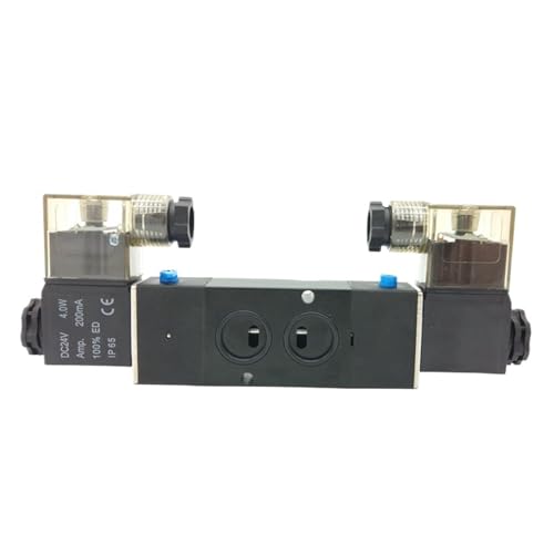 Manifold Solenoid Valve Single Double Coil 4M210 4M220 4M230 4M310 4M320 4M330 4M410 4M420 4M430 Pneumatic Valve(AC220V,4M410 15 G1-2 2-5Way)(Ac110v,4M230E 08G1-4 3-5Way) von KQCELQMKQ
