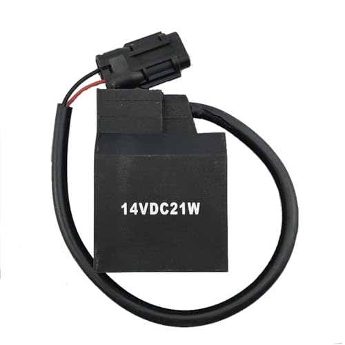 R510-5 R210-9 Pilot Travel Fast and Slow Gear Solenoid Valve Coil DC24V DC12V 21W(DC12V with Wire Plug)(Dc12v With Wire Plug) von KQCELQMKQ