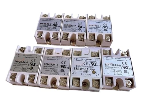 SSR-10DA-H SSR-25DA-H SSR-40DA-H SSR-50DA-H SSR-60DA-H SSR-100DA-H Solid State Relay Module 3-32VDC to 90-480VAC(SSR-100DA-H) von KQCELQMKQ