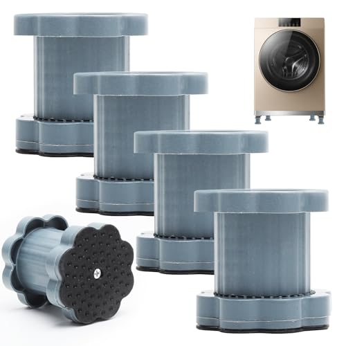 4 Stück Waschmaschine Füße Pad,Universal Heightening Pad For Washing Machine Base,Antivibrationsmatte Waschmaschine Füße,Vibrationsdämpfer für Kühlschrank,Erleichtert das Entfernen von Staub vom Boden 4 Stück Waschmaschine Füße Pad,Universal Heightening Pad For Washing Machine Base,Antivibrationsmatte Waschmaschine Füße,Vibrationsdämpfer für Kühlschrank,Erleichtert das Entfernen von Staub vom Boden von KQDRAVINE