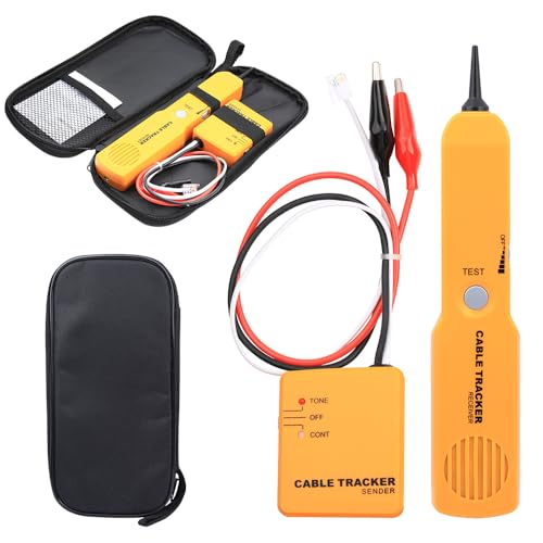 KQWVZ Cable Tracker, Kabelbruch Suchgerät Mähroboter, Rj11 Kabel-Tracer Und Tongenerator, Profi Kabelbruch Suchgerät, Kabelfinder Mähroboter Für Identifizierung Und Durchgang Des Testschaltkreises KQWVZ Cable Tracker, Kabelbruch Suchgerät Mähroboter, Rj11 Kabel-Tracer Und Tongenerator, Profi Kabelbruch Suchgerät, Kabelfinder Mähroboter Für Identifizierung Und Durchgang Des Testschaltkreises von KQWVZ