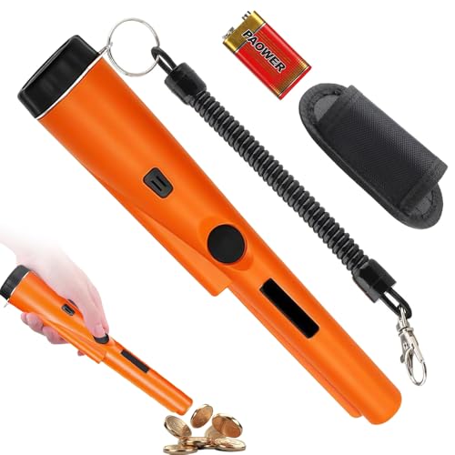 KQWVZ Pinpointer Metalldetektor, Tragbar Metallsuchgerät Wasserdicht, 360° Pin Pointer Metallsucher, Tragbarer Metalldetektor mit eingebautem LED Indicator, Tragbar Metalldetektor für Goldmünze KQWVZ Pinpointer Metalldetektor, Tragbar Metallsuchgerät Wasserdicht, 360° Pin Pointer Metallsucher, Tragbarer Metalldetektor mit eingebautem LED Indicator, Tragbar Metalldetektor für Goldmünze von KQWVZ