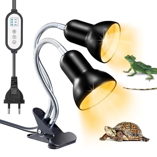 KQWVZ Schildkröte Wärmelampe, Wärmelampe Terrarium Nicht Enthalten Glühbirne, WärmelampeSchildkröten, ReptilienWärmelampe, Reptilien Heizlampe Für Schildkröte, Eidechse, Spinne, Chlange von KQWVZ