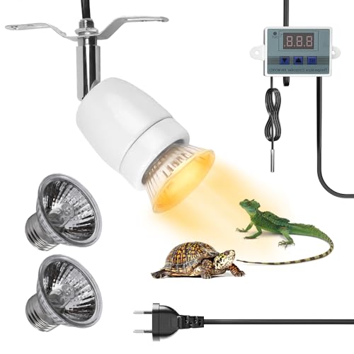 KQWVZ Schildkröte Wärmelampe, Wärmelampe Terrarium mit intelligentem Thermostat, WärmelampeSchildkröten, ReptilienWärmelampe, Reptilien Heizlampe FürSchildkröte, Eidechse, Spinne, Chlange von KQWVZ