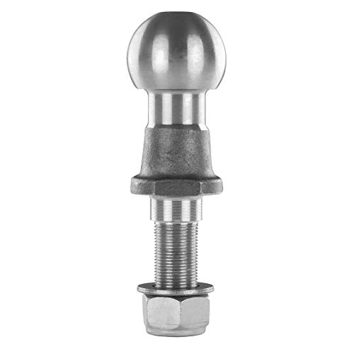 Ackerschienenbolzen | Kugelkopf | 3,5 t Zulassung | TÜV-konform | Bolzen für Ackerschiene | mit Stopmutter & U-Scheibe | Kupplungskopf von KR AGRAR