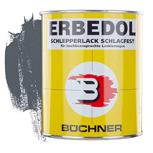 ERBEDOL | Schlepperlack | Holder | grau | SL7121 | ab 1979 | 0,75 l | restaurieren | Traktor | lackieren | Farbe | Trecker | Frontlader | Lack | Lackierung | Farbton | schnelltrocknend | deckend von KRAGRAR