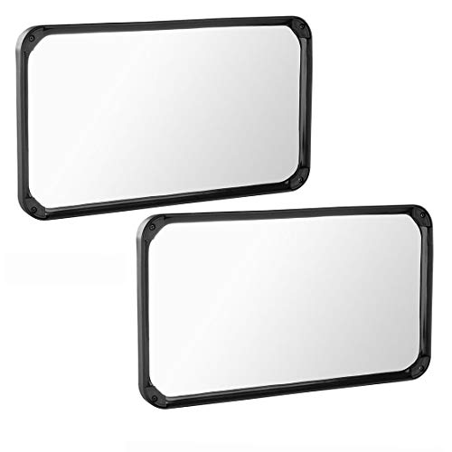 Spiegel-Set | links & rechts | 288 x 160 mm | für Stange Ø 18 mm | Seitenspiegel | universal | Trecker | Traktor | Schlepper | Modulspiegel | manuell verstellbar von KR AGRAR