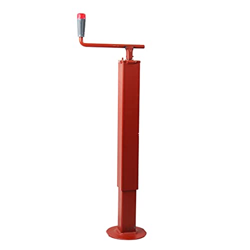 Stützfuß | Spindelhub 300 mm | 800 kg | Tragfähigkeit | Simol | rot | Stützlast | Winde | Lasten | Gewicht | Mechanisch | Last | Werkstatt | Agrar | Forst | Industrie | Stützfüße von KR Agrar