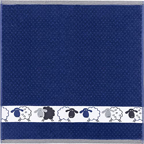Kracht Frottier- Geschirrtuch "Schäfchen" blau, Größe 50 x 50 cm Frottier Kracht Frottier- Geschirrtuch "Schäfchen" blau, Größe 50 x 50 cm Frottier von KRACHT
