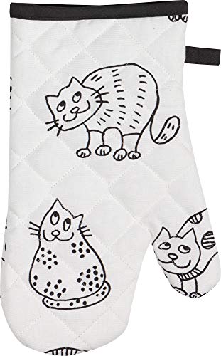Kracht Ofenhandschuh "Katzenreihe" Katzen Größe 18x30 cm von KRACHT