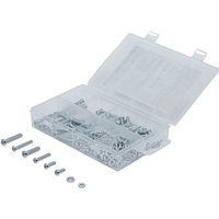 Muttern- und Schrauben-Sortiment metrisch M4 / M5 126-tlg. von BGS TECHNIC