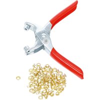 Senzange mit 100 Rundösen 4,5 mm von KRAFTMANN