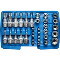 K.150-2134 Bit- & Steckschlüssel-Satz Außentorx Nüsse Innentorx Werkzeug Set T-Profil E-Profil 3/8" - 34-tlg. - Kraftplus von KRAFTPLUS