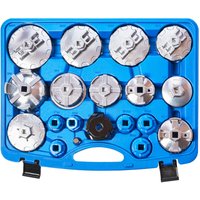 KRAFTPLUS K.210-6719 Ölfilterschlüssel Satz Aluminium Ölfilterkappen Ölfilter Werkzeug mit Adapter Ölfilterspinne - 19 teilig von KRAFTPLUS