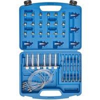 Kraftplus - K.286-0324 Common-Rail-Tester für Einspritzdüsen Injektoren Rücklaufmengen Prüfgerät mit 24 Adaptern von KRAFTPLUS