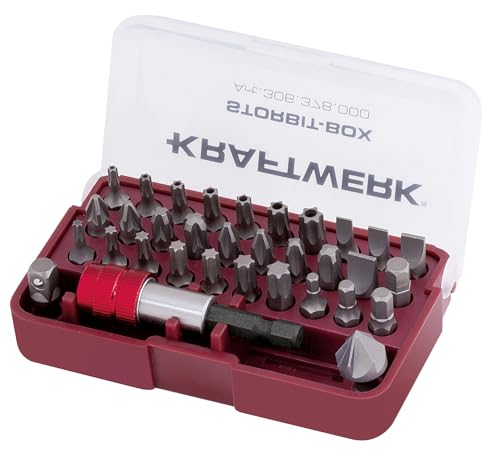 KRAFTWERK Bitbox 33-tlg. in praktischer Kunststoffbox | Bitsatz für Akkuschrauber inkl. Akkuschrauber Aufsatz | inkl. Kegelsenker & Bitadapter | KRAFTWERK Bit Set Art. Nr.: 306.378.000 KRAFTWERK Bitbox 33-tlg. in praktischer Kunststoffbox | Bitsatz für Akkuschrauber inkl. Akkuschrauber Aufsatz | inkl. Kegelsenker & Bitadapter | KRAFTWERK Bit Set Art. Nr.: 306.378.000 von KRAFTWERK
